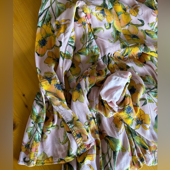 Free People Spring Tegan Floral Dress Sz 4 - Picture 6 of 11